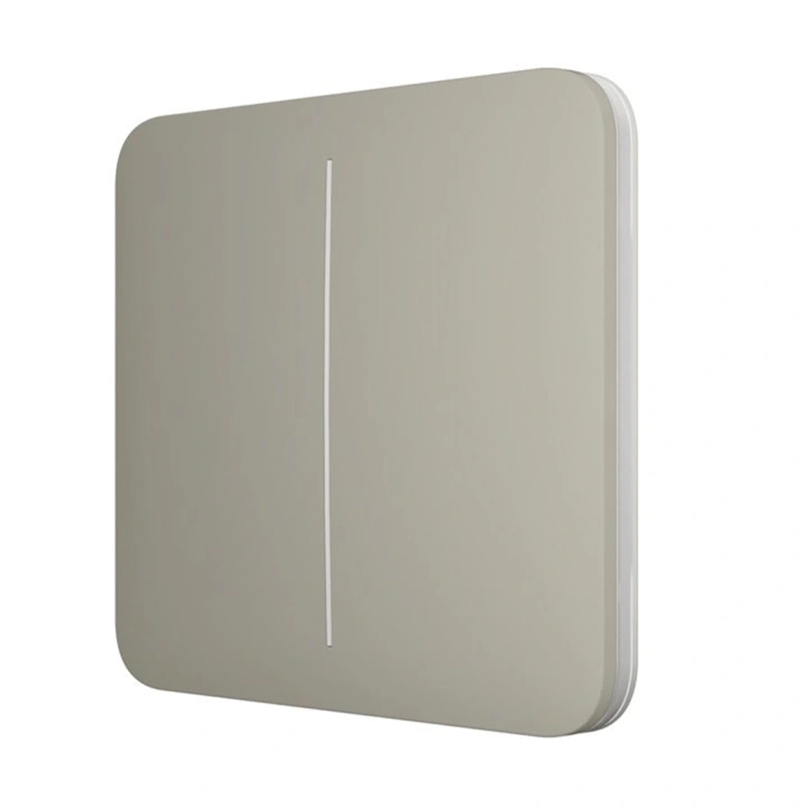 Розумний сенсорний прохідний вимикач LightSwitch [2-gang/2-way] - Olive