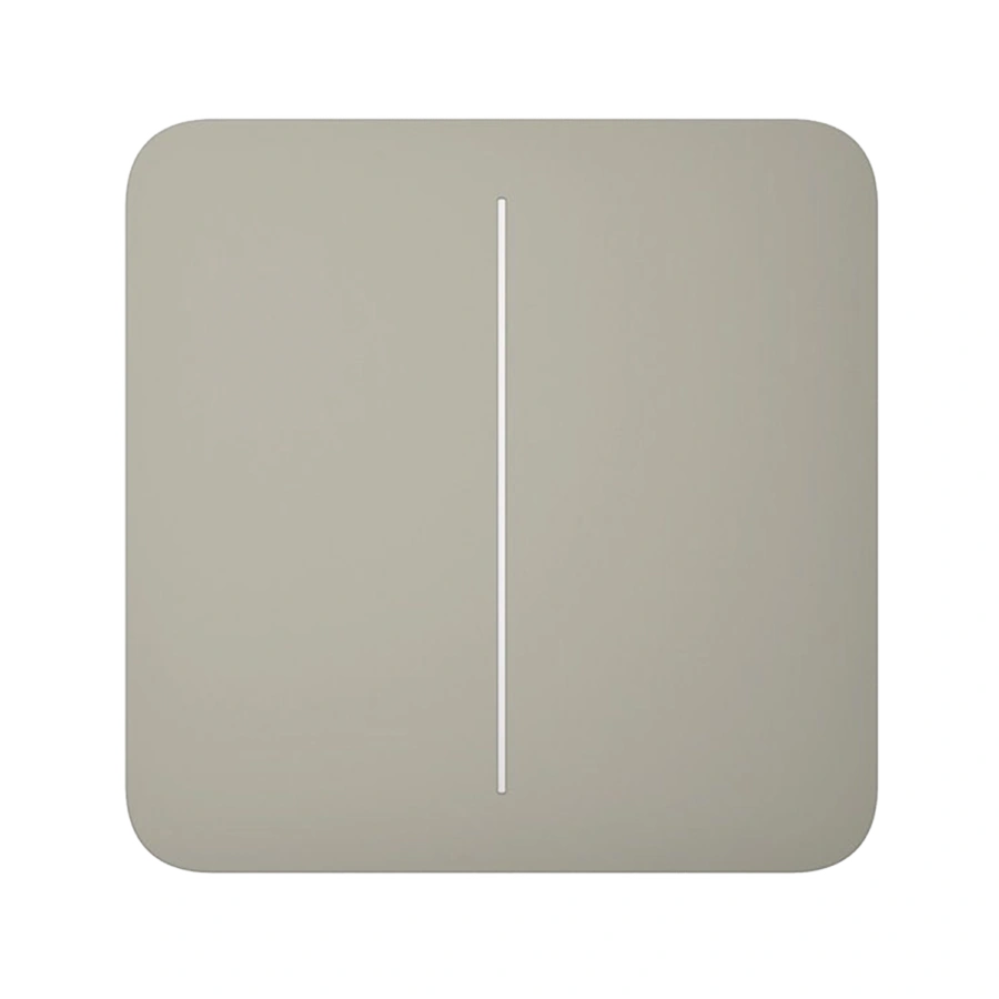 Розумний сенсорний прохідний вимикач LightSwitch [2-gang/2-way] - Olive