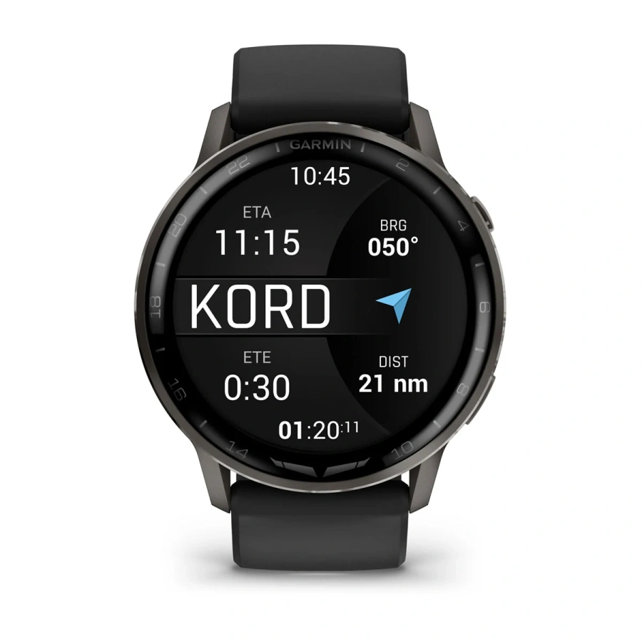 Смарт-часы Garmin D2 Air X15 - Slate Case with Black Silicone Band (010-03014-51)