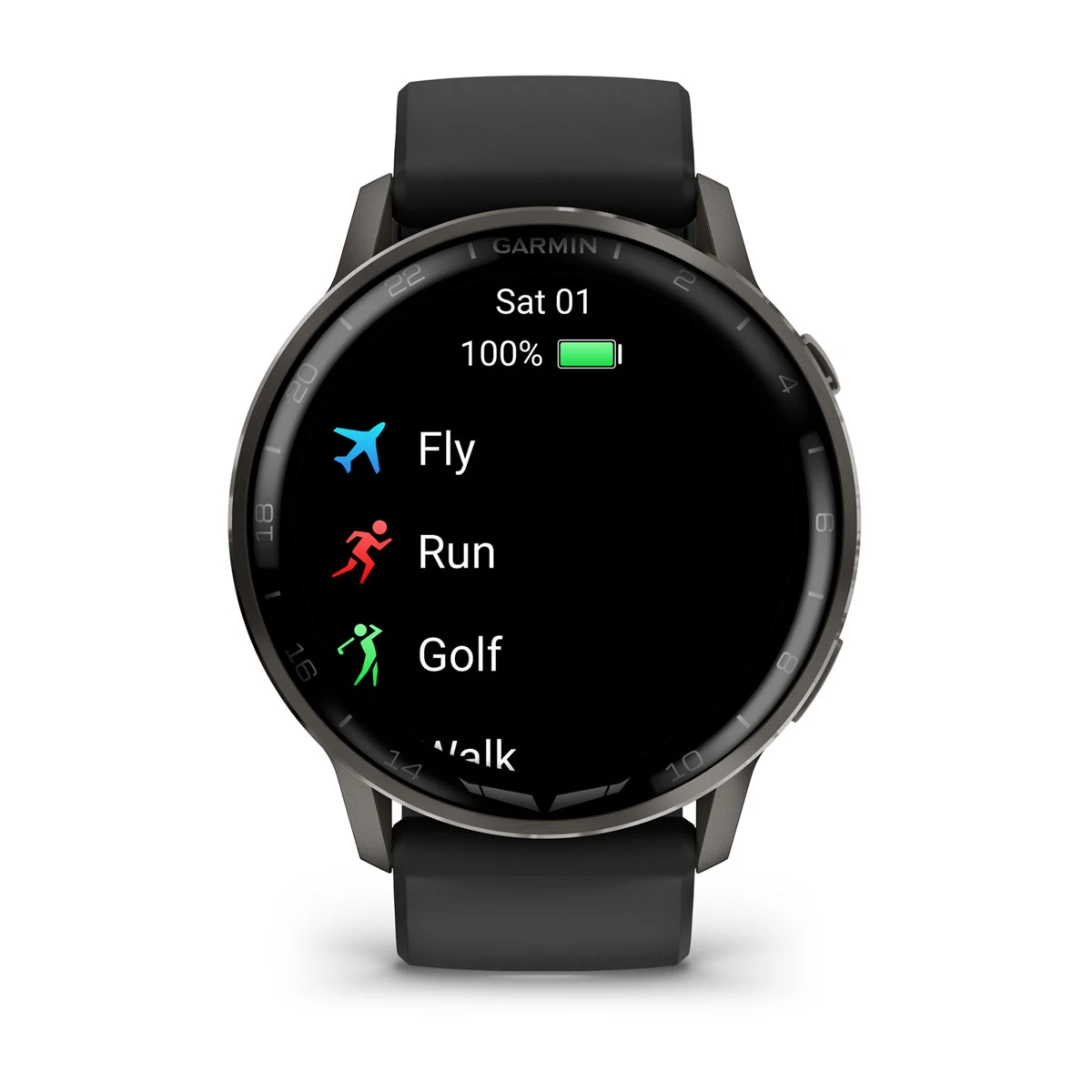 Смарт-часы Garmin D2 Air X15 - Slate Case with Black Silicone Band (010-03014-51)