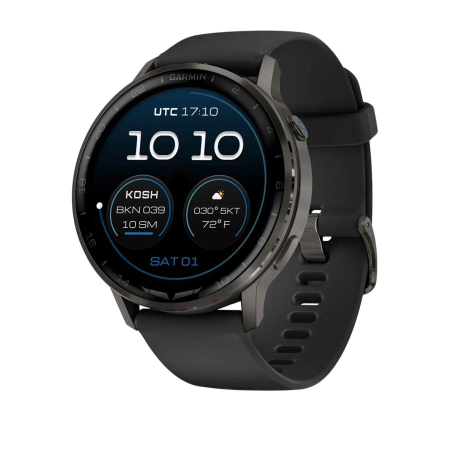 Смарт-часы Garmin D2 Air X15 - Slate Case with Black Silicone Band (010-03014-51)