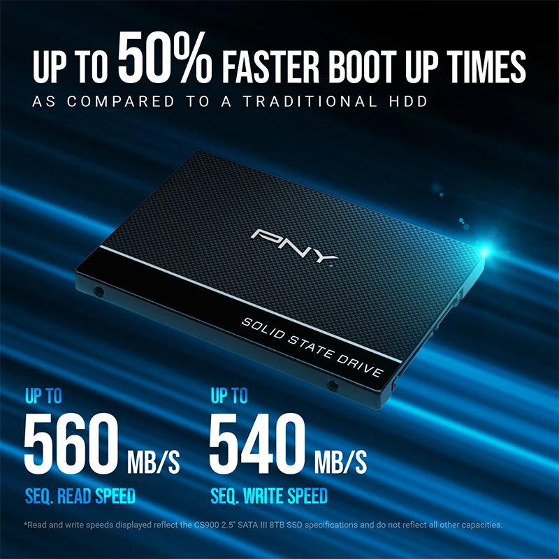 SSD накопичувач PNY CS900 250GB (SSD7CS900-250-RB)