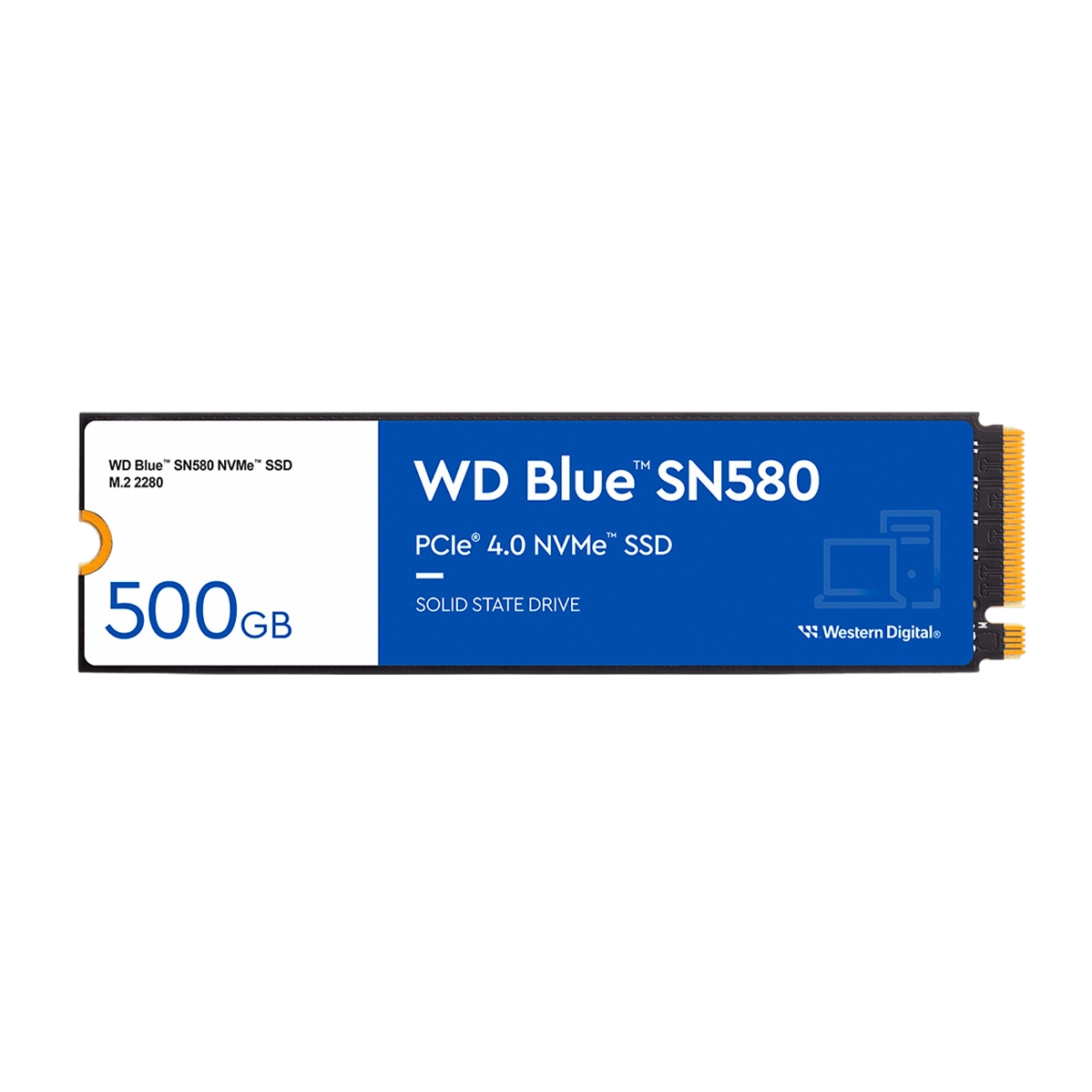 SSD накопичувач WD M.2 2280 500GB SN580 Blue (WDS500G3B0E)