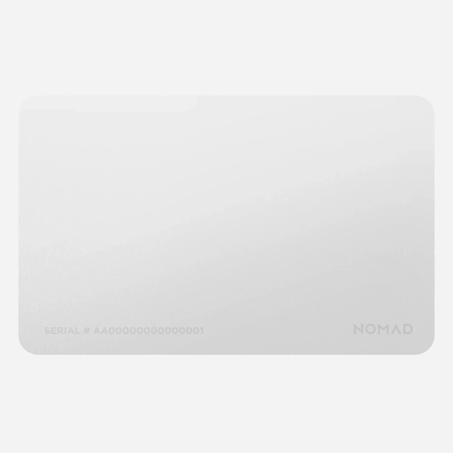 Трекер-картка Nomad Tracking Card Air with Apple Find My [5 Months Battery Life] - White (NM011321858)