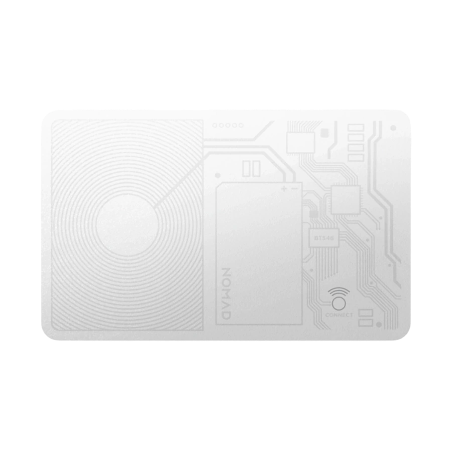 Трекер-картка Nomad Tracking Card Air with Apple Find My [5 Months Battery Life] - White (NM011321858)