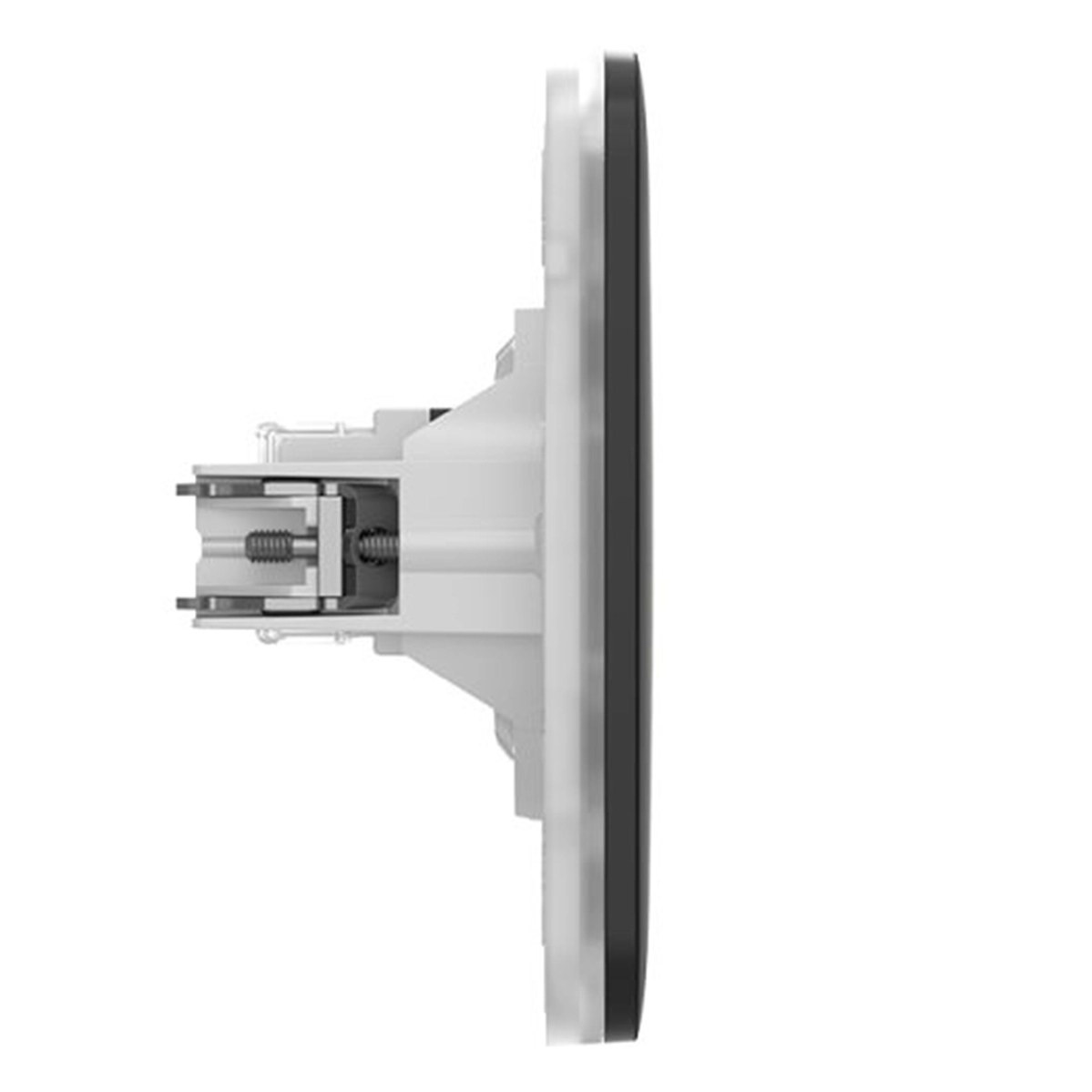 Вбудована інтернет-розетка з двома портами Ajax Outlet (LAN) - Black