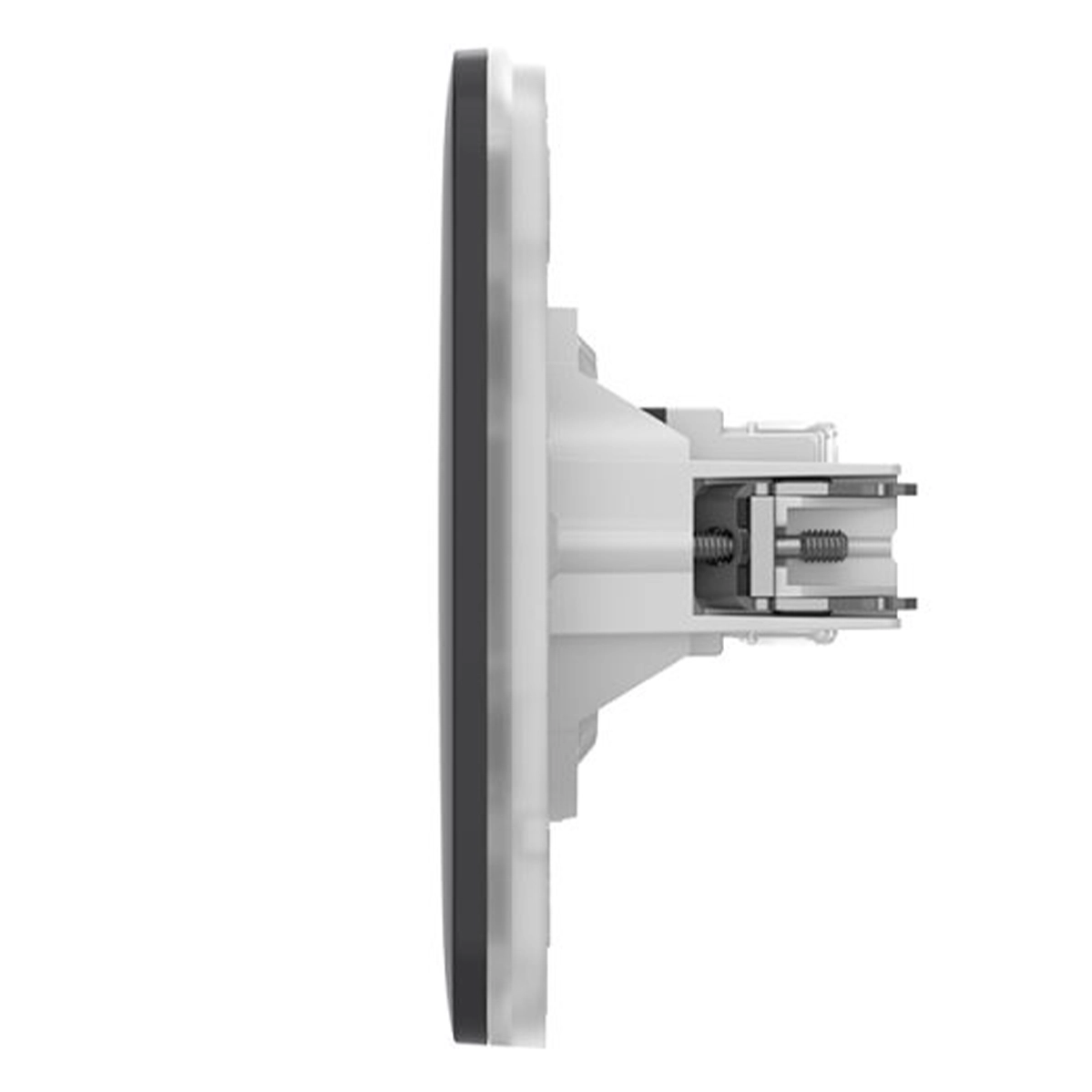 Вбудована інтернет-розетка з двома портами Ajax Outlet (LAN) - Graphite