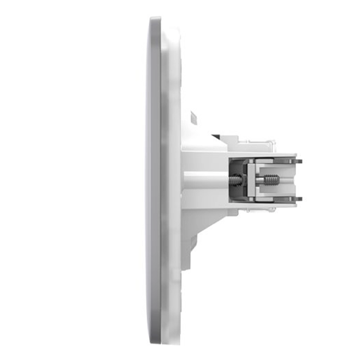 Вбудована інтернет-розетка з двома портами Ajax Outlet (LAN) - Grey