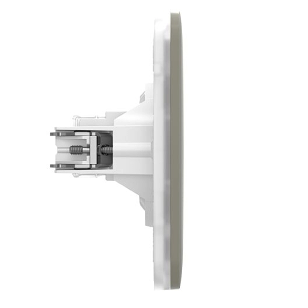 Вбудована інтернет-розетка з двома портами Ajax Outlet (LAN) - Olive