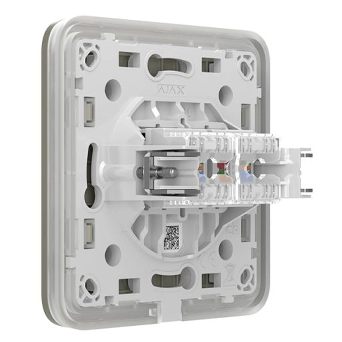 Вбудована інтернет-розетка з двома портами Ajax Outlet (LAN) - Olive