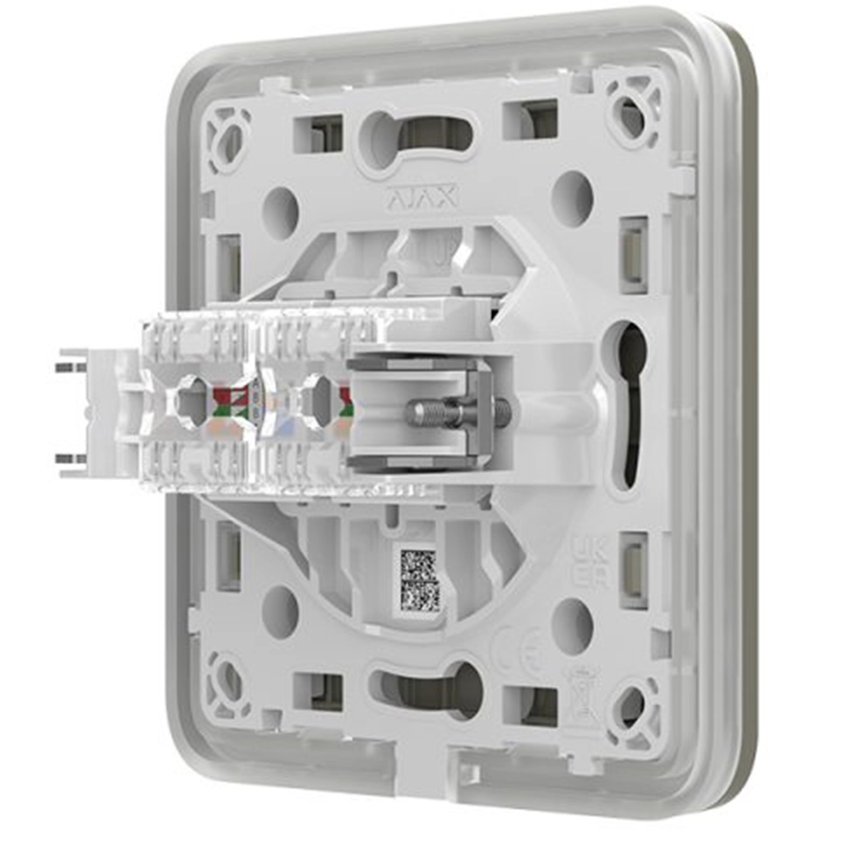 Вбудована інтернет-розетка з двома портами Ajax Outlet (LAN) - Olive