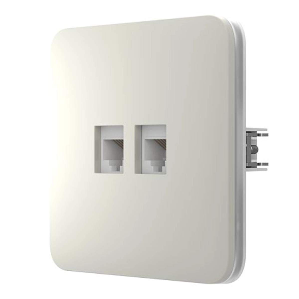 Вбудована інтернет-розетка з двома портами Ajax Outlet (LAN) - Oyster