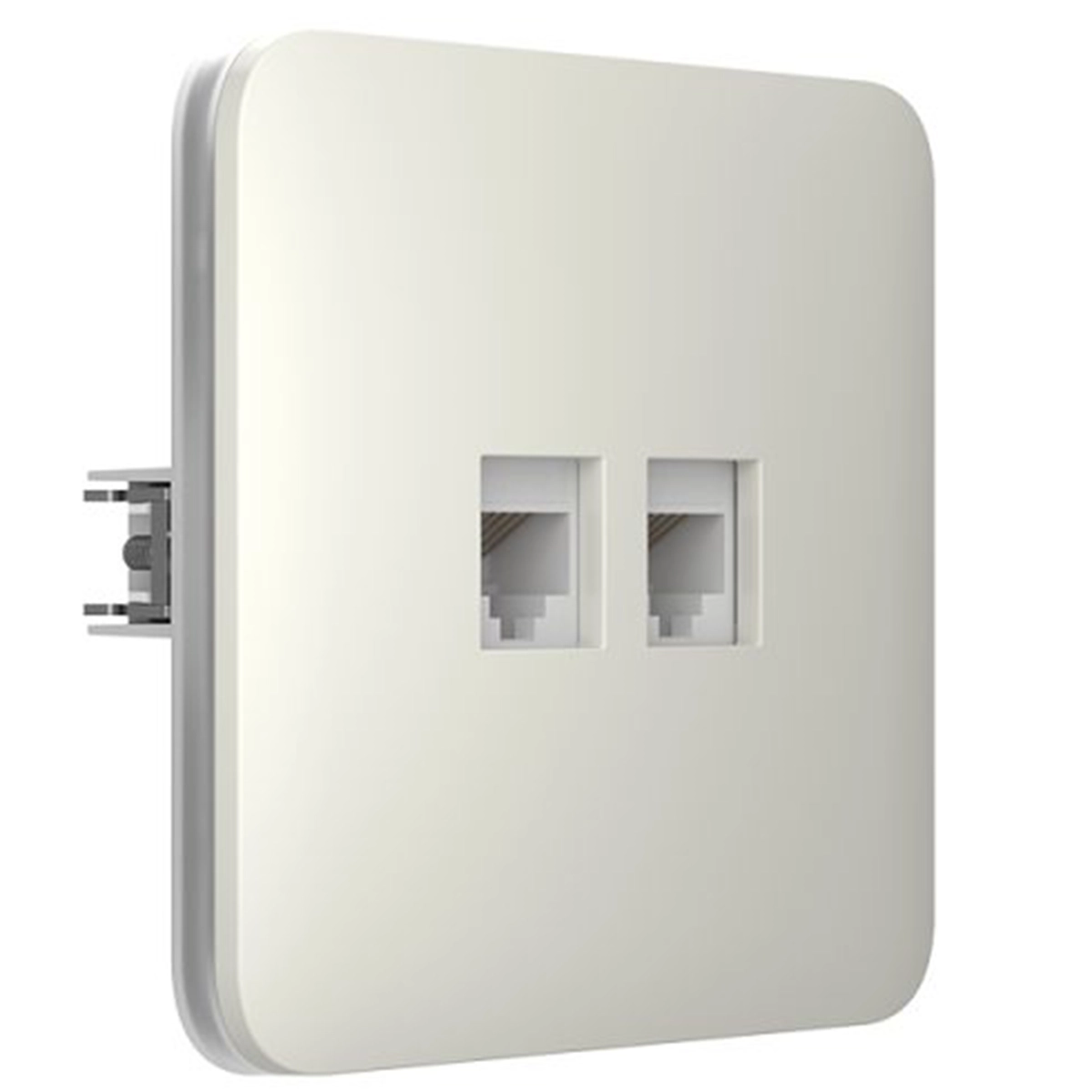 Вбудована інтернет-розетка з двома портами Ajax Outlet (LAN) - Oyster