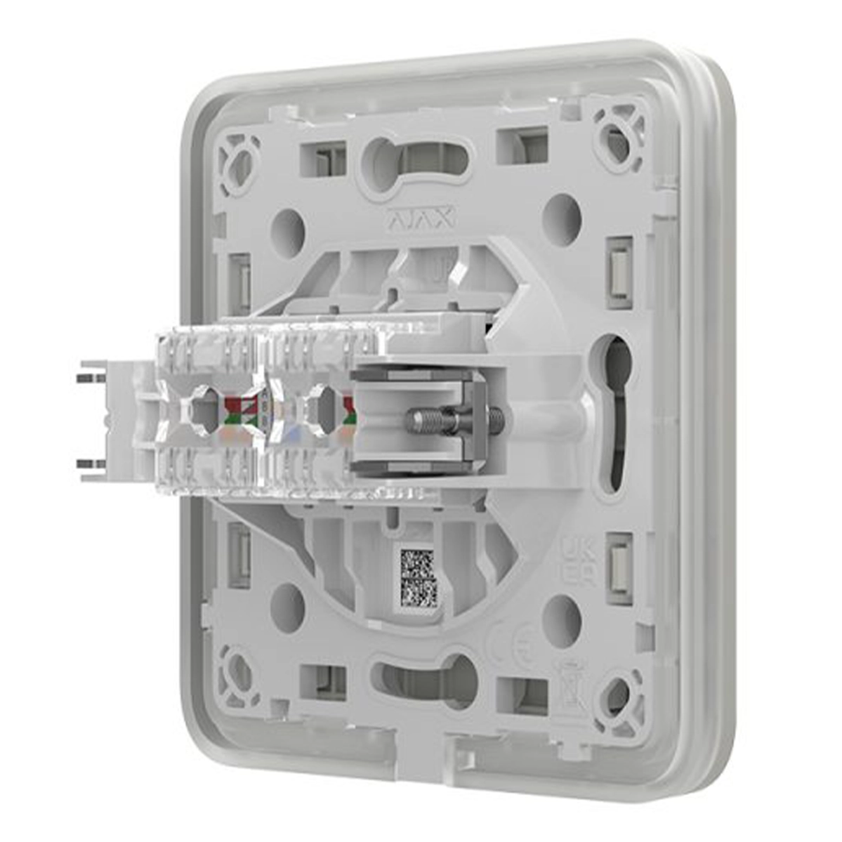 Вбудована інтернет-розетка з двома портами Ajax Outlet (LAN) - Oyster