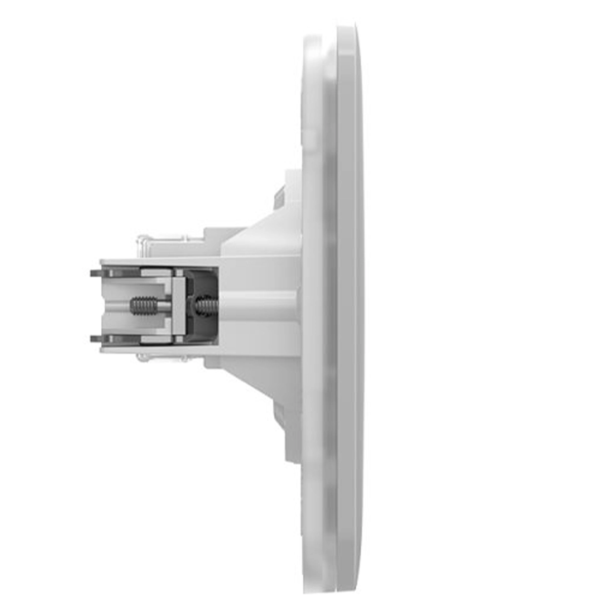 Вбудована інтернет-розетка з двома портами Ajax Outlet (LAN) - White