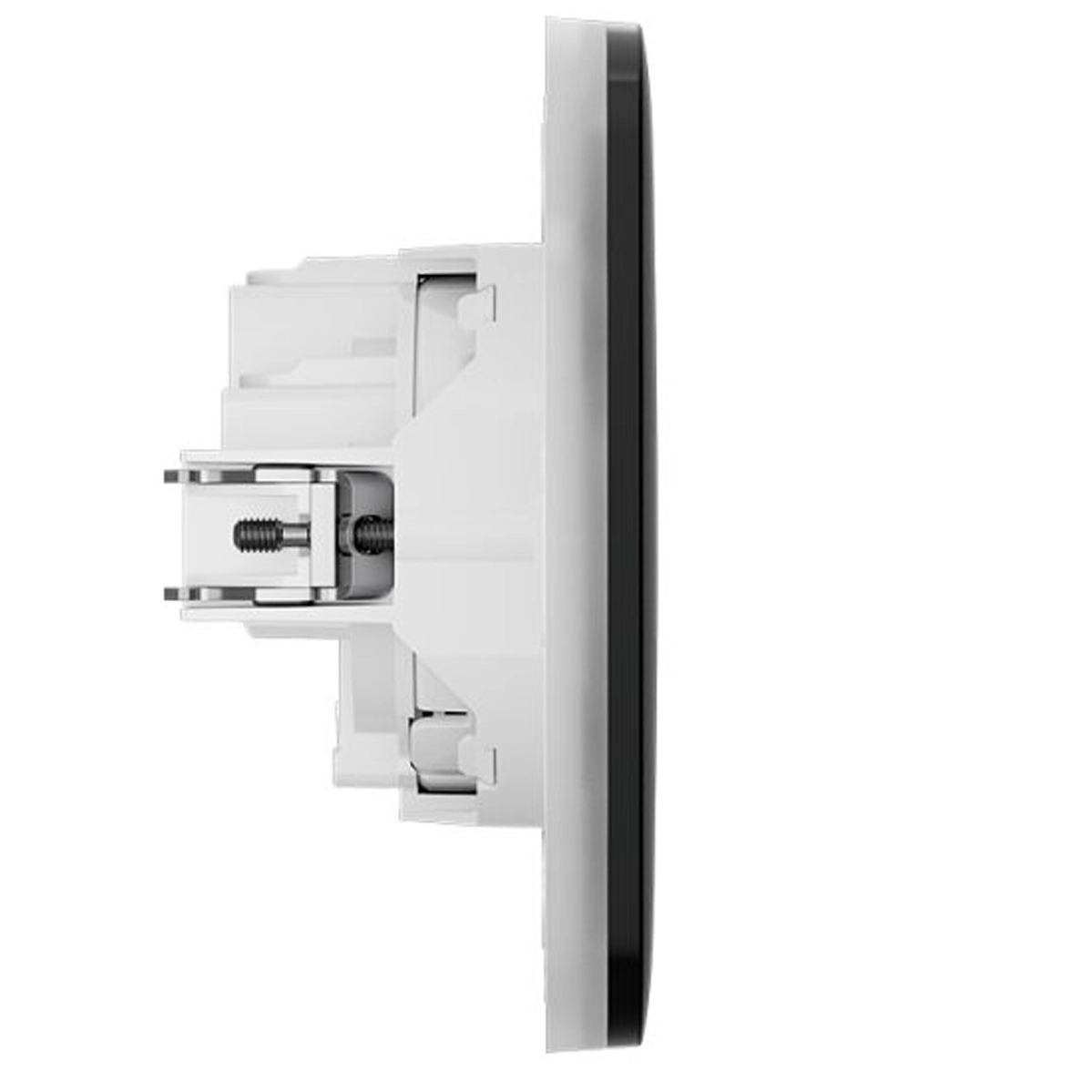 Вбудована розетка із заземленням Ajax Outlet (basic) [type F] - Black