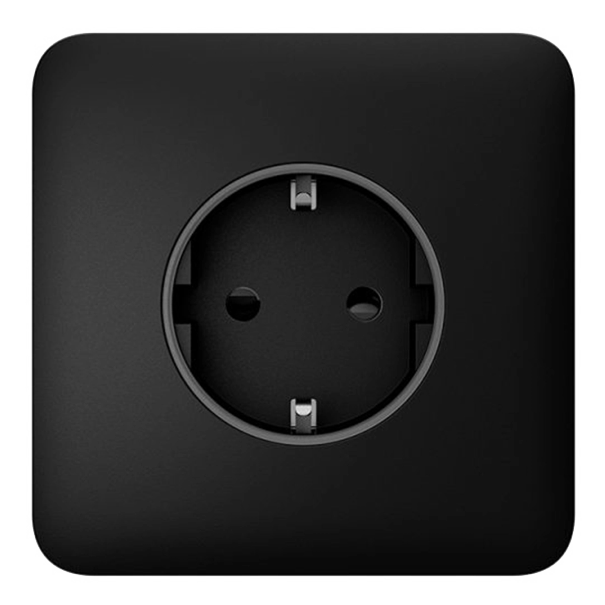 Вбудована розетка із заземленням Ajax Outlet (basic) [type F] - Black