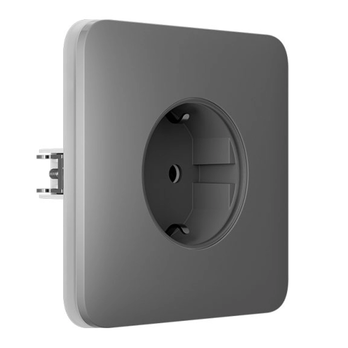 Вбудована розетка із заземленням Ajax Outlet (basic) [type F] - Fog