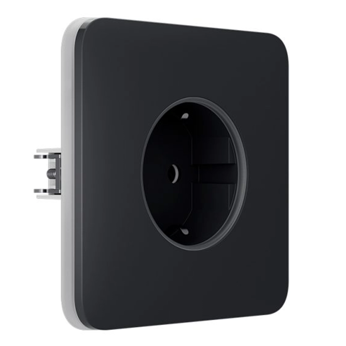 Вбудована розетка із заземленням Ajax Outlet (basic) [type F] - Graphite