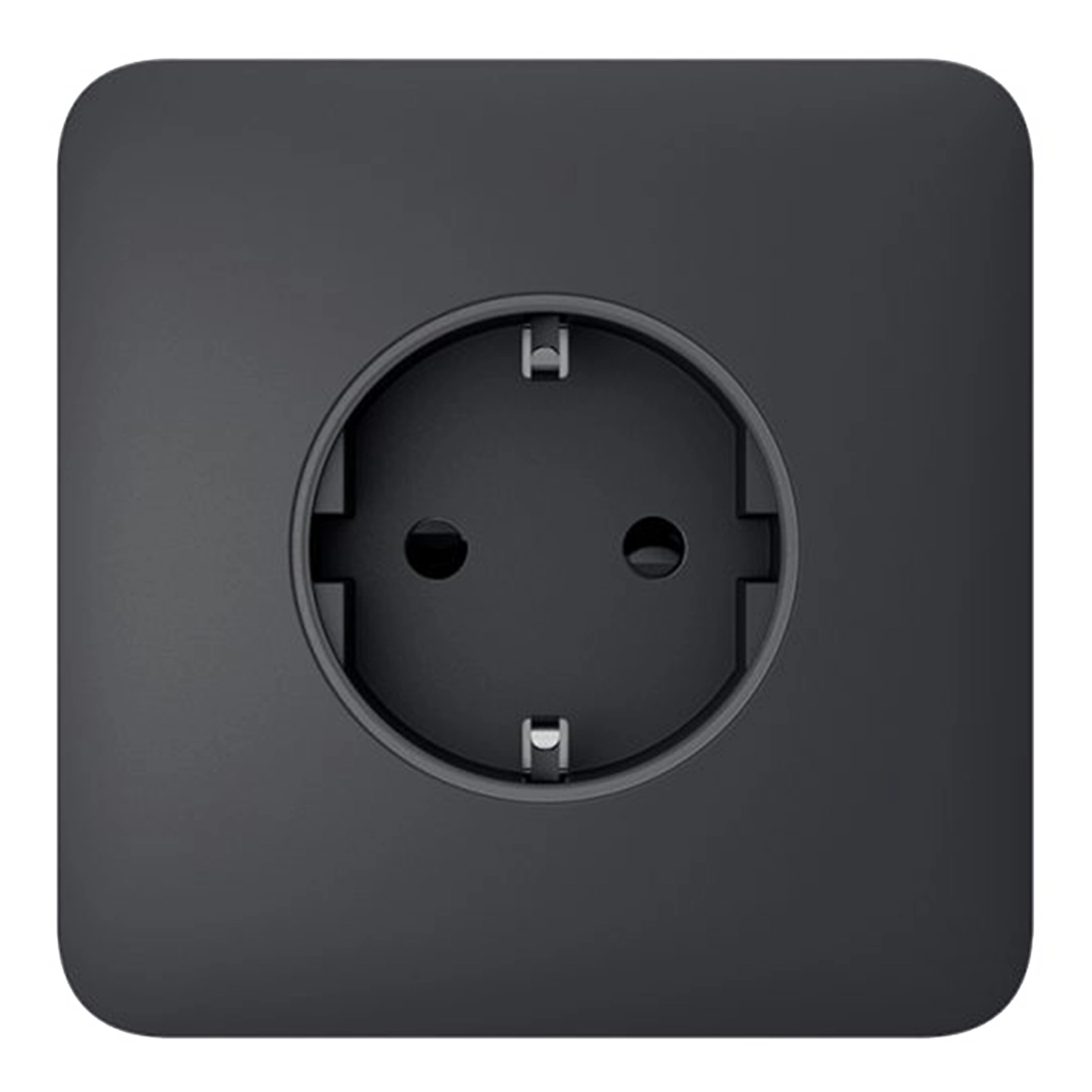 Вбудована розетка із заземленням Ajax Outlet (basic) [type F] - Graphite