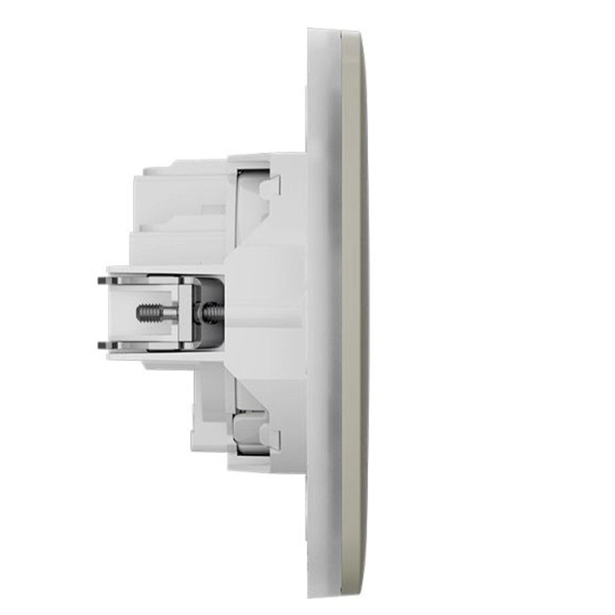 Вбудована розетка із заземленням Ajax Outlet (basic) [type F] - Oyster