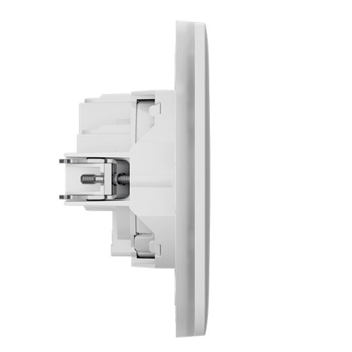 Вбудована розетка із заземленням Ajax Outlet (basic) [type F] - White