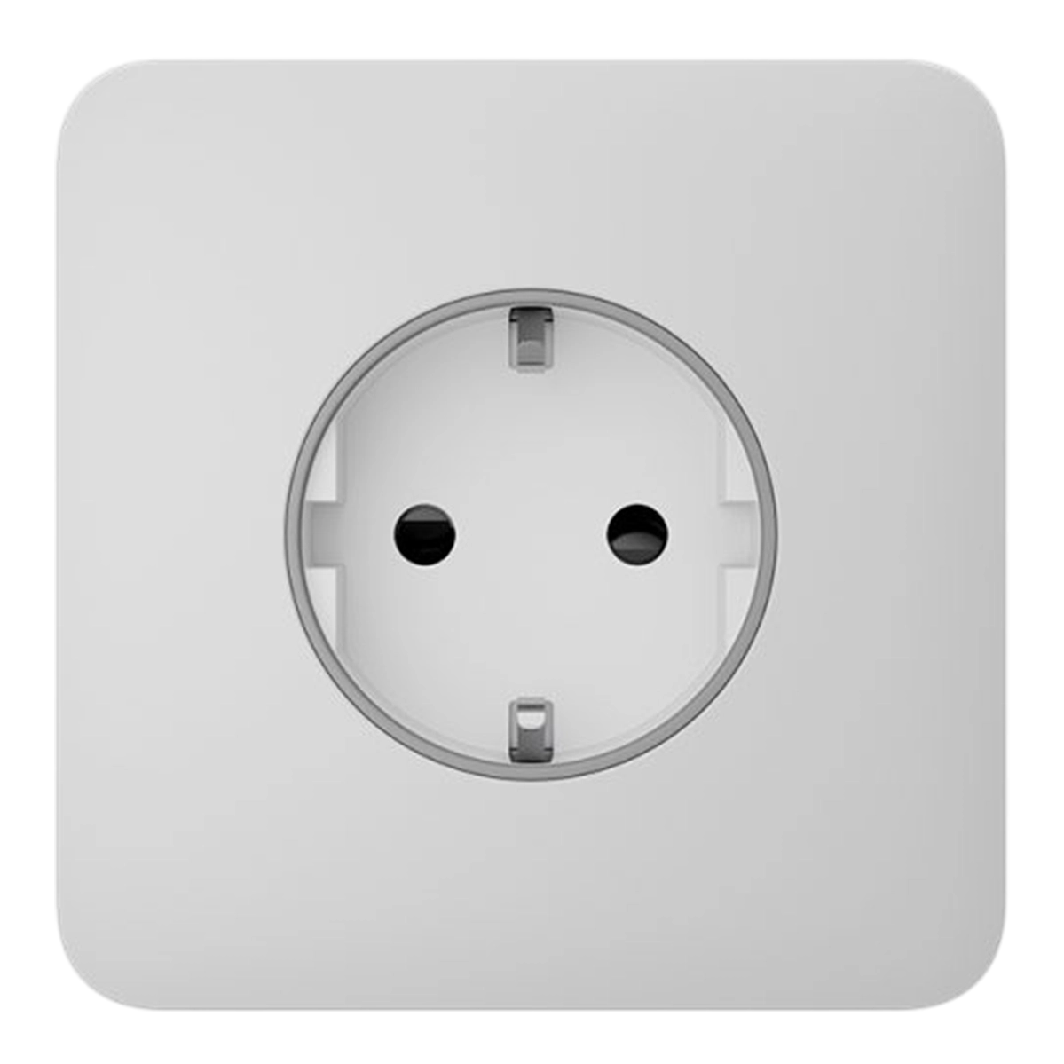 Вбудована розетка із заземленням Ajax Outlet (basic) [type F] - White