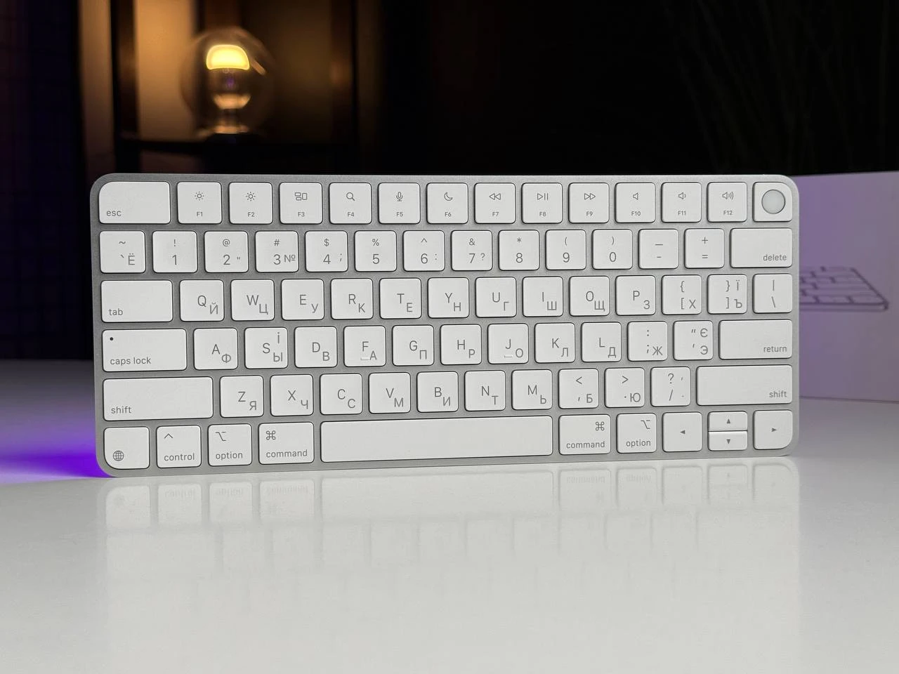 ВІТРИННА Клавіатура Apple Magic Keyboard with Touch ID for Mac models with Apple silicon [USB–C] - US English (MXCK3) - Стан: гарний | Акумулятор: 100% | Комплект: повний | Гарантія: 3 міс.