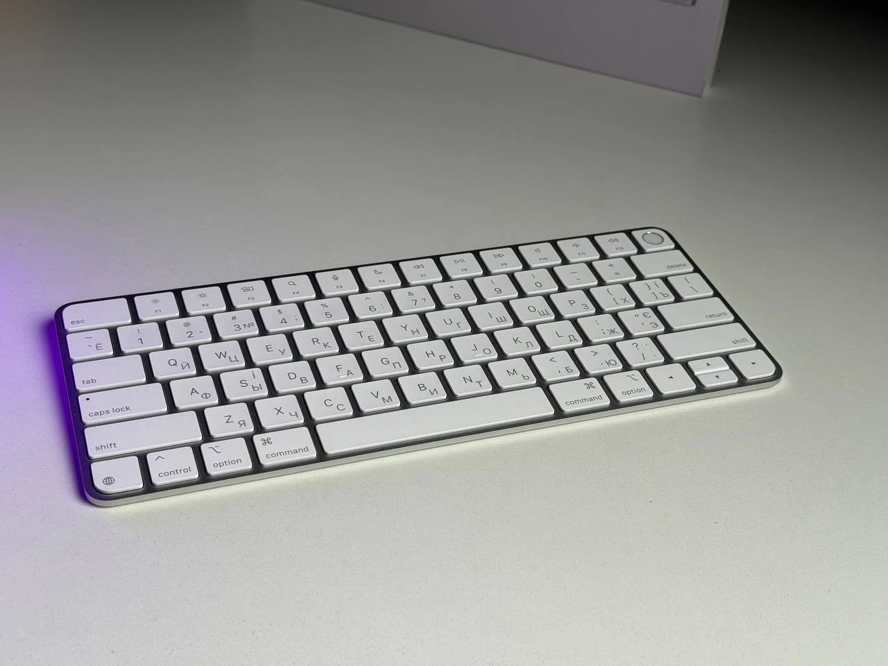 ВІТРИННА Клавіатура Apple Magic Keyboard with Touch ID for Mac models with Apple silicon [USB–C] - US English (MXCK3) - Стан: гарний | Акумулятор: 100% | Комплект: повний | Гарантія: 3 міс.