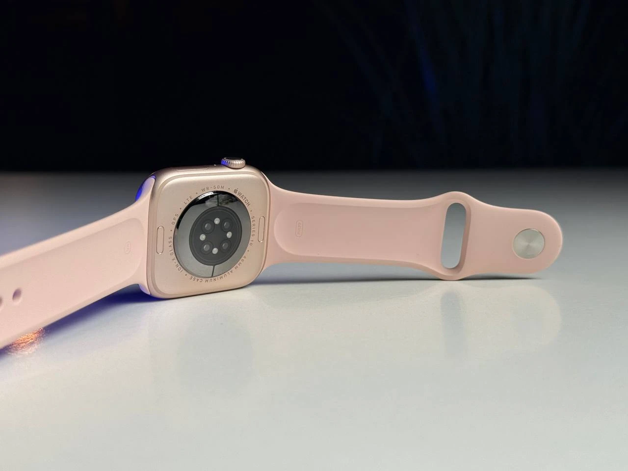 ВІТРИННИЙ Apple Watch Series 10 GPS + Cellular 46mm Rose Gold Aluminum Case (MWY73) - Стан: гарний | Акумулятор: 100% | Комплект: повний, без коробки | Гарантія: 3 міс.