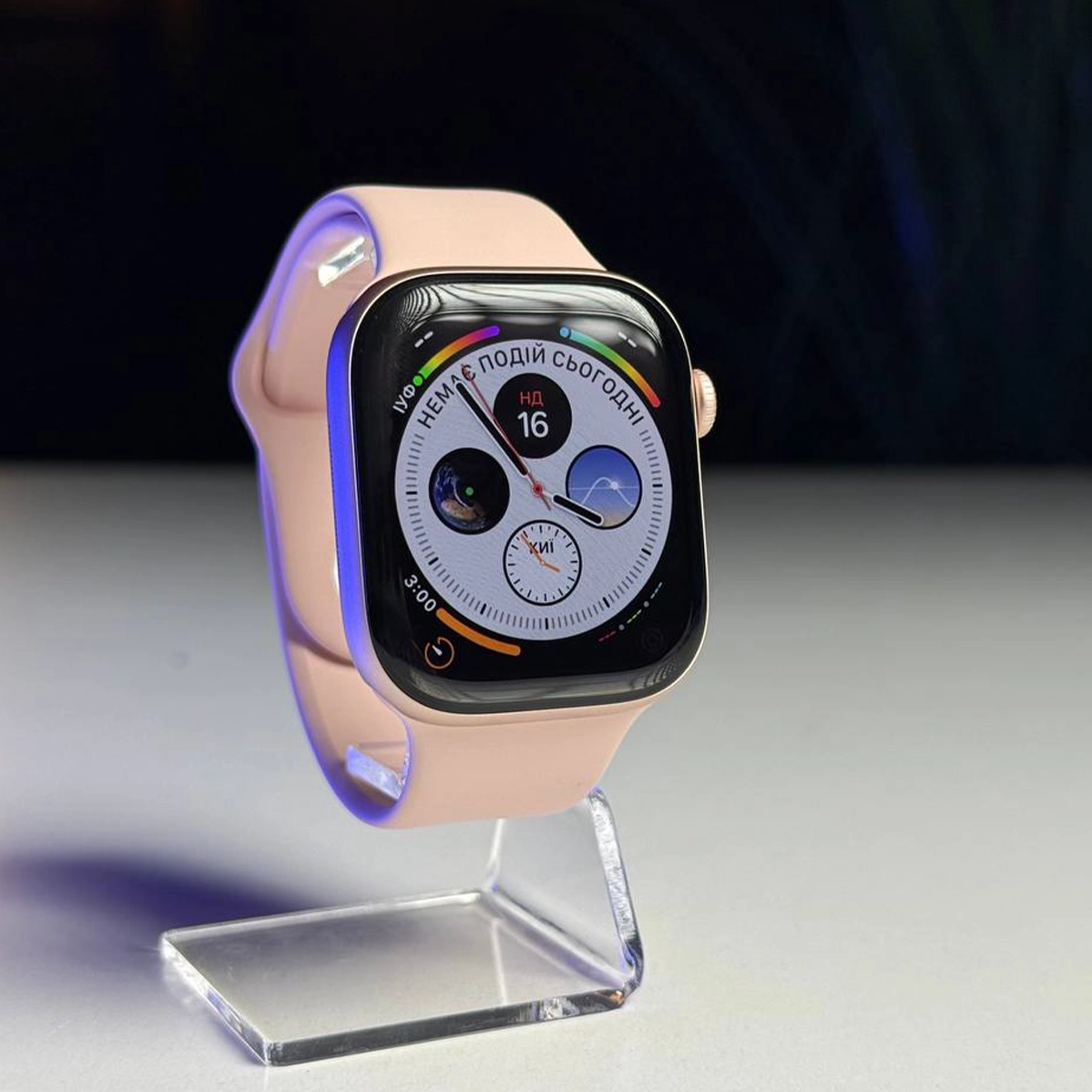 ВІТРИННИЙ Apple Watch Series 10 GPS + Cellular 46mm Rose Gold Aluminum Case (MWY73) - Стан: гарний | Акумулятор: 100% | Комплект: повний, без коробки | Гарантія: 3 міс.