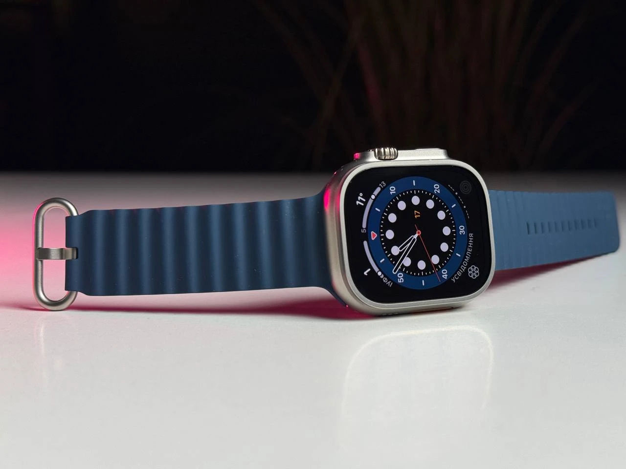 ВІТРИННИЙ Apple Watch Ultra 2 GPS + Cellular 49mm Titanium Case (MRF33) - Стан: гарний | Акумулятор: 100% | Комплектація: повний, без коробки | Гарантія: 3 міс.