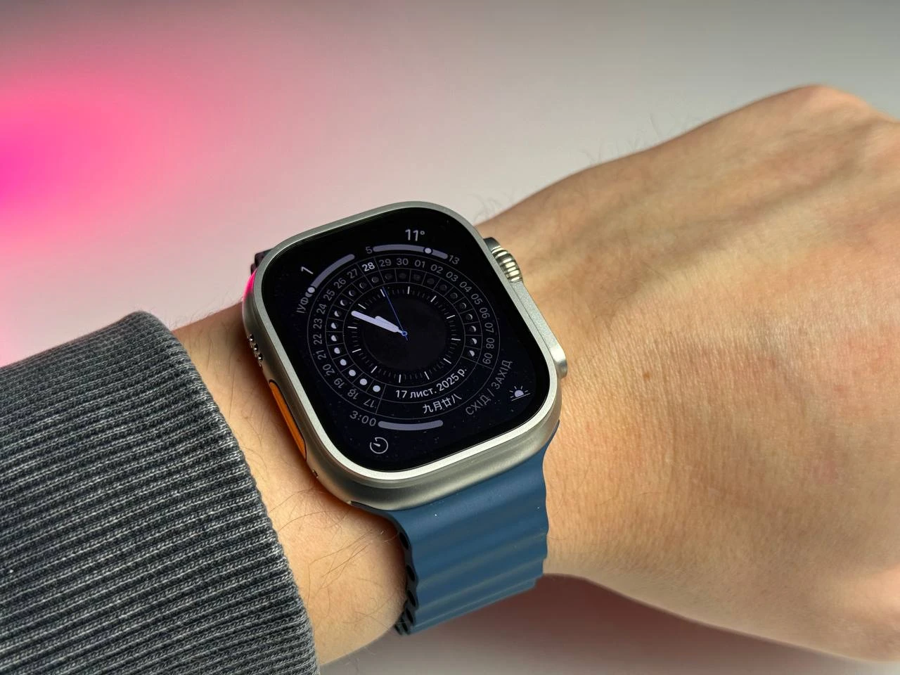 ВІТРИННИЙ Apple Watch Ultra 2 GPS + Cellular 49mm Titanium Case (MRF33) - Стан: гарний | Акумулятор: 100% | Комплектація: повний, без коробки | Гарантія: 3 міс.