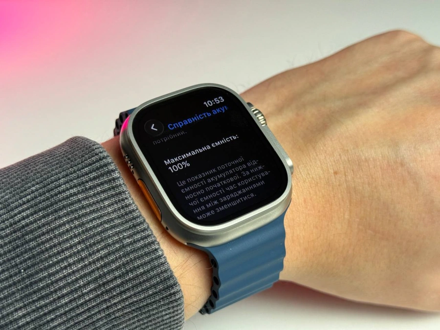 ВИТРИННЫЙ Apple Watch Ultra 2 GPS + Cellular 49mm Titanium Case (MRF33) - Состояние: хорошее | Аккумулятор: 100% | Комплектация: полный, без коробки | Гарантия: 3 мес.