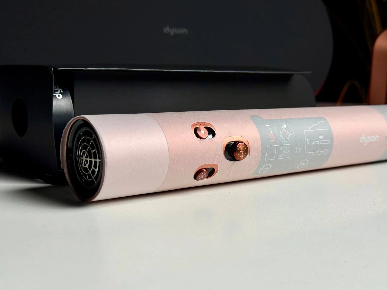 ВІТРИННИЙ Стайлер для прямого та хвилястого волосся Dyson Airwrap i.d. Multi-Styler and Dryer Straight to Wavy - Amber/Silk (123682-01) EU - Стан: гарний | Комплектація: повний | Гарантія: 3 міс.