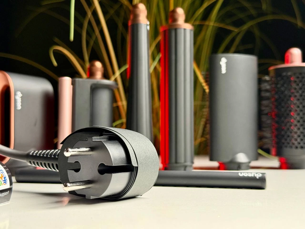 ВІТРИННИЙ Стайлер для прямого та хвилястого волосся Dyson Airwrap i.d. Multi-Styler and Dryer Straight to Wavy - Amber/Silk (123682-01) EU - Стан: гарний | Комплектація: повний | Гарантія: 3 міс.