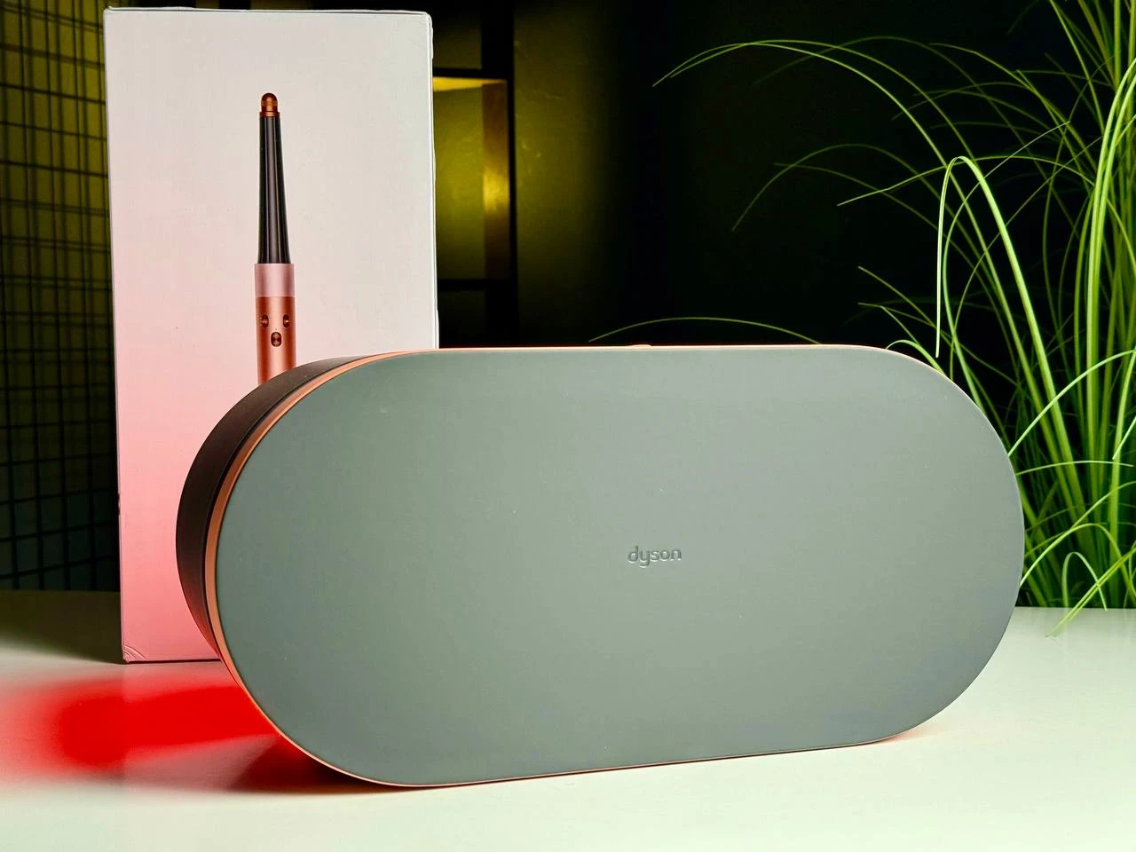 ВІТРИННИЙ Стайлер для прямого та хвилястого волосся Dyson Airwrap i.d. Multi-Styler and Dryer Straight to Wavy - Amber/Silk (123682-01) EU - Стан: гарний | Комплектація: повний | Гарантія: 3 міс.