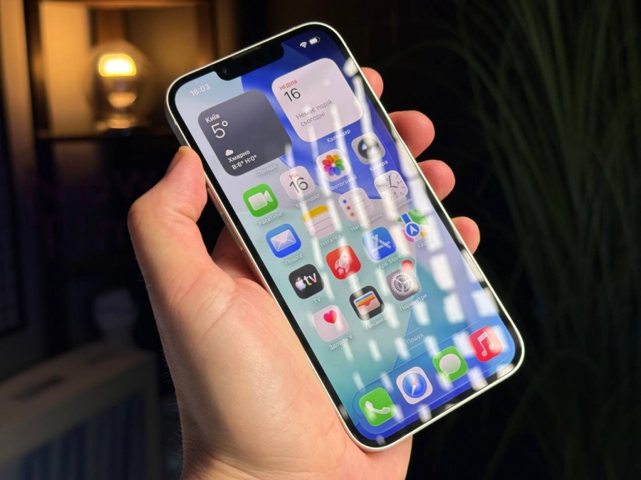 ВЖИВАНИЙ Apple iPhone 14 128GB Starlight eSim (MPUN3) - Стан: гарний | Акумулятор: 88% | Комплект: iPhone, кабель | Гарантія: 3 міс.
