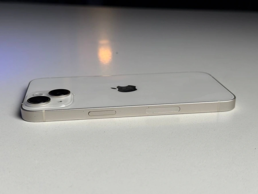 ВЖИВАНИЙ Apple iPhone 14 128GB Starlight eSim (MPUN3) - Стан: гарний | Акумулятор: 88% | Комплект: iPhone, кабель | Гарантія: 3 міс.