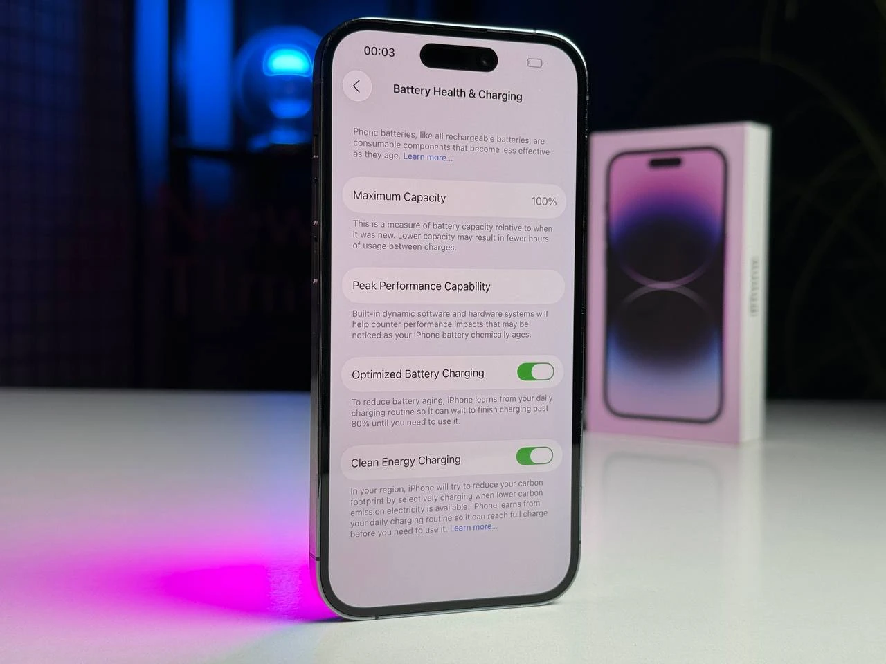 ВЖИВАНИЙ Apple iPhone 14 Pro 256GB Deep Purple eSim (MQ1D3) - Стан: гарний (мінялось скло) | Акумулятор: 100% | Комплектація: повний | Гарантія: 3 міс.