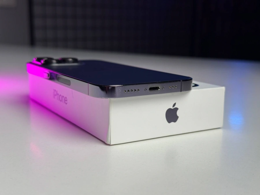 ВЖИВАНИЙ Apple iPhone 14 Pro 256GB Deep Purple eSim (MQ1D3) - Стан: гарний (мінялось скло) | Акумулятор: 100% | Комплектація: повний | Гарантія: 3 міс.