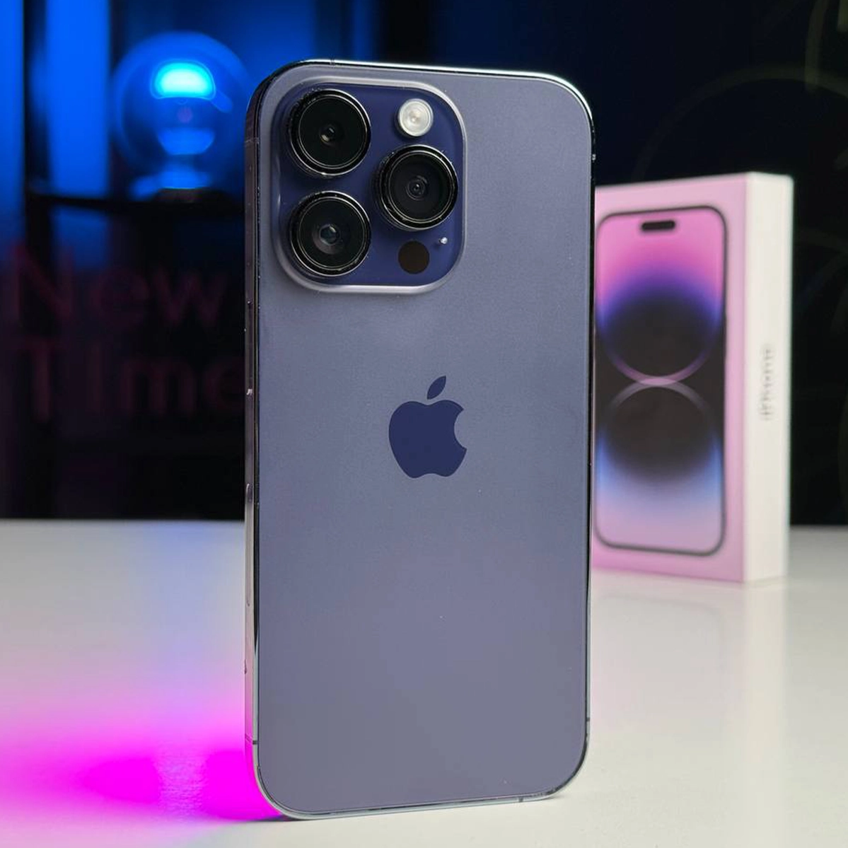 ВЖИВАНИЙ Apple iPhone 14 Pro 256GB Deep Purple eSim (MQ1D3) - Стан: гарний (мінялось скло) | Акумулятор: 100% | Комплектація: повний | Гарантія: 3 міс.