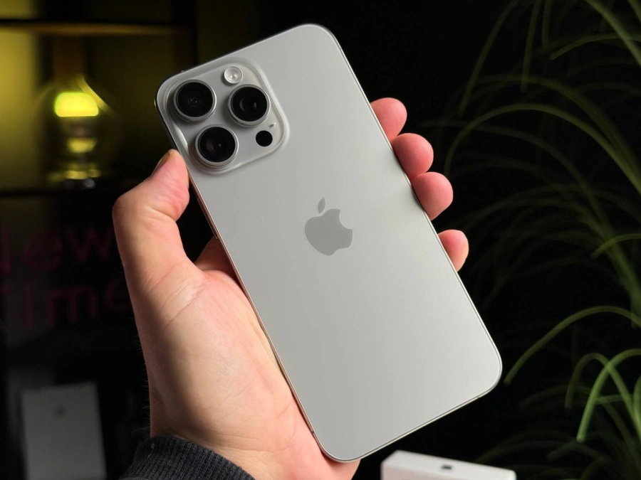 Б/У Apple iPhone 15 Pro Max 1TB Natural Titanium (MU7J3) - Состояние: хорошее | Аккумулятор: 86% | Комплектация: полный | Гарантия: 3 мес.