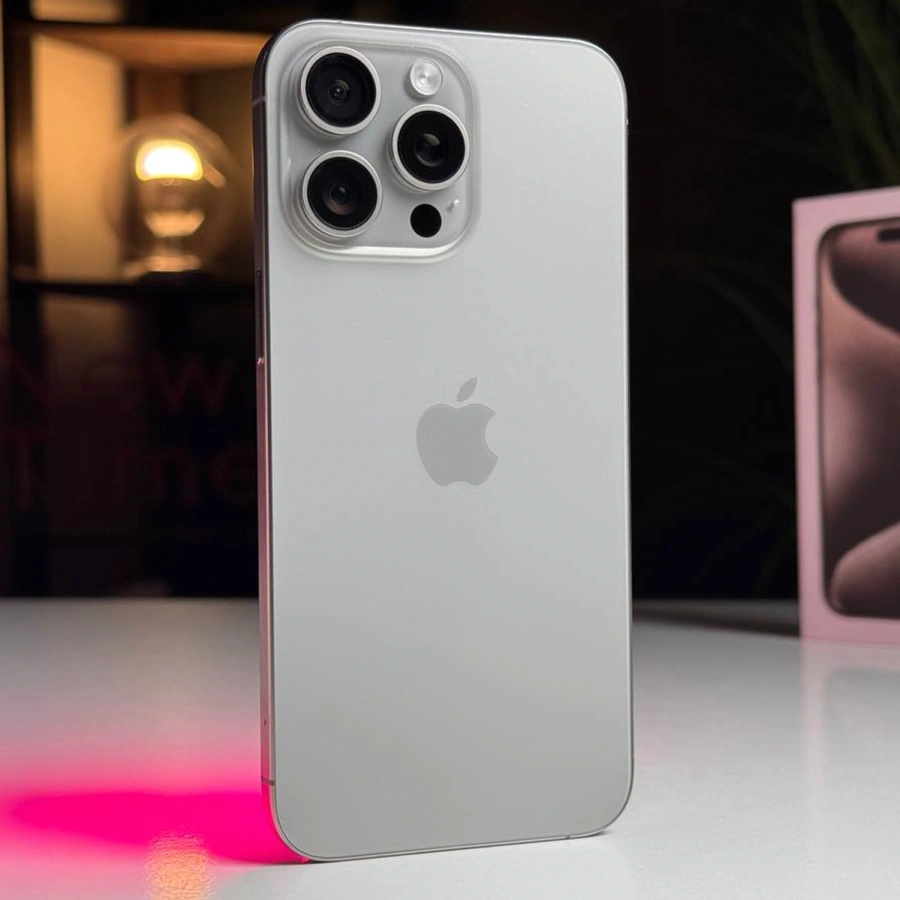 ВЖИВАНИЙ Apple iPhone 15 Pro Max 256GB Natural Titanium (MU793) - Стан: гарний | Акумулятор: 100% | Комплект: повний | Гарантія: 3 міс.