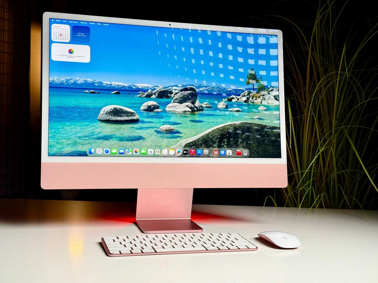 Б/У iMac 24" 4.5K Retina display Pink M1/8GB/256SSD (MGPM3) 2021 - Состояние: хорошее | Комплектация: полный | Гарантия: 3 мес.