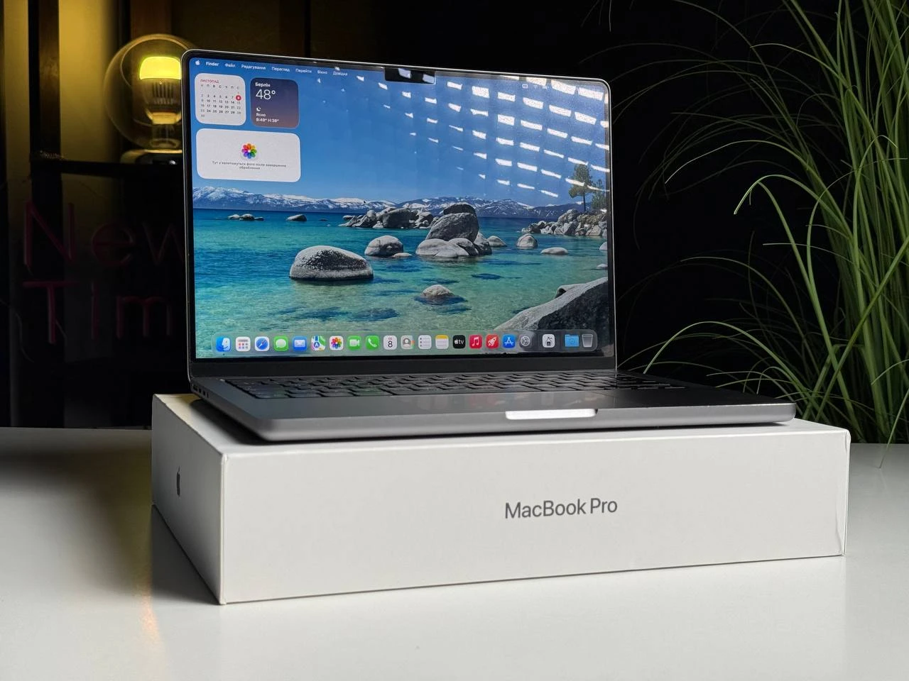 Б/У MacBook Pro 14" Space Gray (MKGP3) 2021 - Состояние: хорошее | Аккумулятор: 84% | Комплектация: полный | Гарантия: 3 мес.