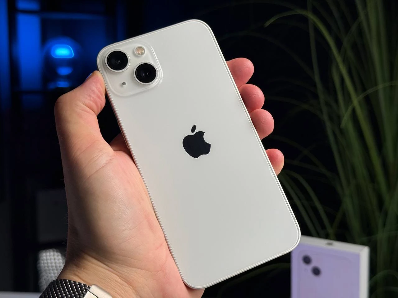 ВЖИВАНИЙ Apple iPhone 13 128GB Starlight (MLMM3, MLPG3) - Стан: гарний | Акумулятор: 91% | Комплектація: повний | Гарантія: 3 міс.