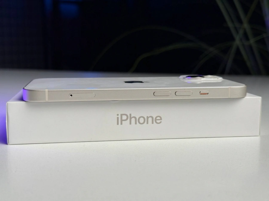 ВЖИВАНИЙ Apple iPhone 13 128GB Starlight (MLMM3, MLPG3) - Стан: гарний | Акумулятор: 91% | Комплектація: повний | Гарантія: 3 міс.