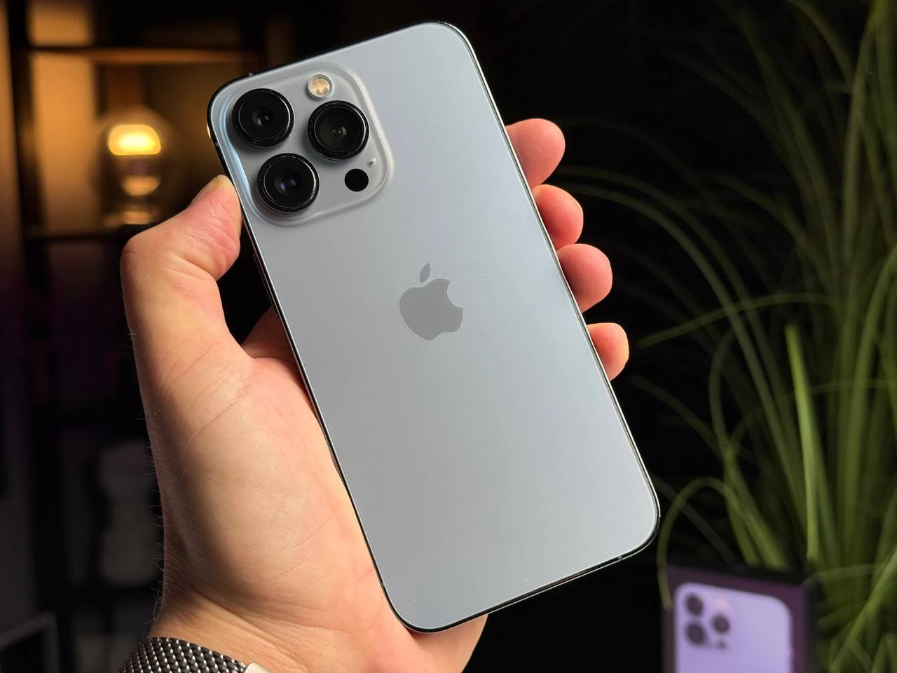 Б/У Apple iPhone 13 Pro 128GB Sierra Blue (MLTT3, MLVD3) - Состояние: хороший | Аккумулятор: 100% | Комплектация: полный | Гарантія: 3 мес.