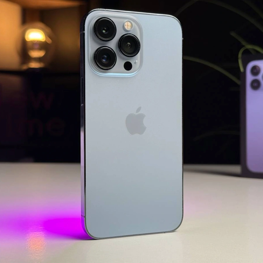 ВЖИВАНИЙ Apple iPhone 13 Pro 128GB Sierra Blue (MLTT3, MLVD3) - Стан: гарний | Акумулятор: 100% | Комплектація: повний | Гарантія: 3 міс.